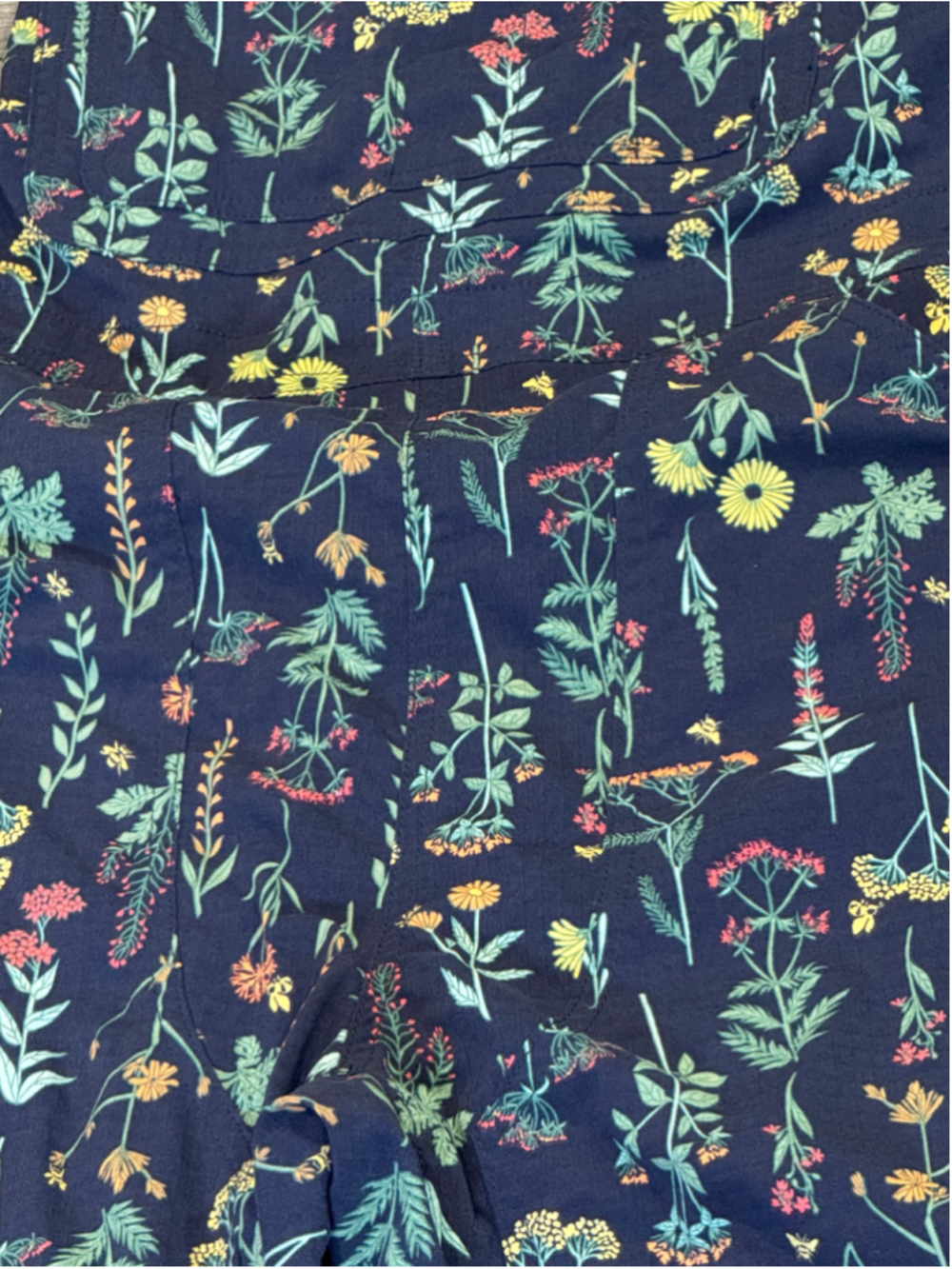 Duluth Trading Co. Wildflower Gardening Straight Leg Bibs - Picture 4 of 7